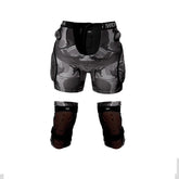 MARKERWAY Unisex Total Impact Protective Shorts & Knee Pads